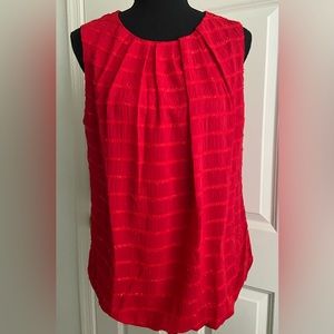 Liz Claiborne - Crew Neck Sleeveless Embellished Blouse (NWT)